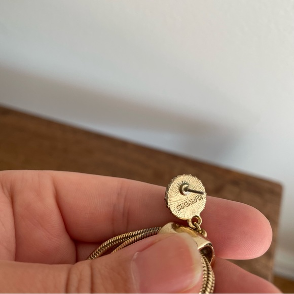 Sugar fix by Baublebar gold and crystal dangle costume jewelry earrings - Picture 5 of 6